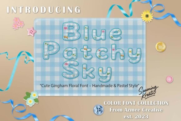Blue Patchy Sky: A Font That Adds Character to Your Brand