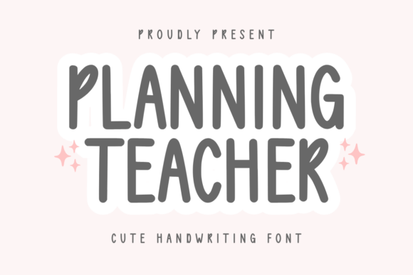Bring Your Creations to Life with Planning Teacher Font