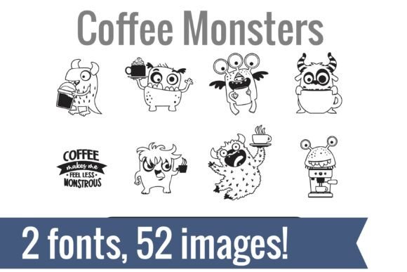 Bringing Personality to Your Brand with Coffee Monsters Dingbats