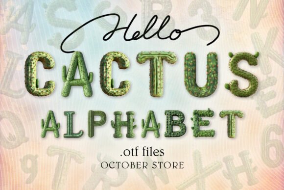 Cactus Alphabet: The Font That Elevates Your Brand