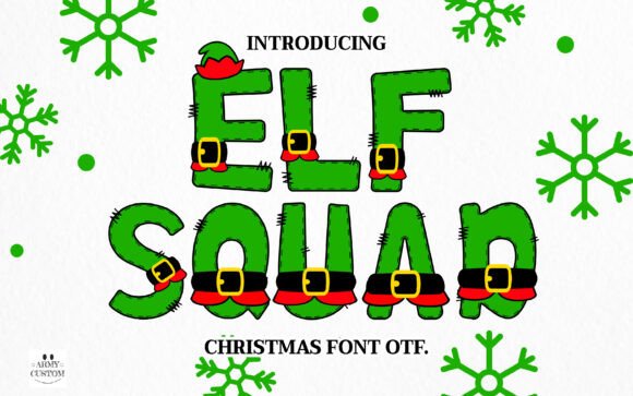 Christmas Elf Font: A Whimsical Addition to My Branding Project