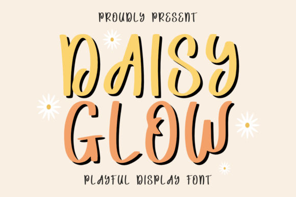 Daisy Glow Font: A Playful Typographic Companion for Crafters