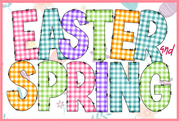 Easter and Spring: A Festive Font for Digital Design