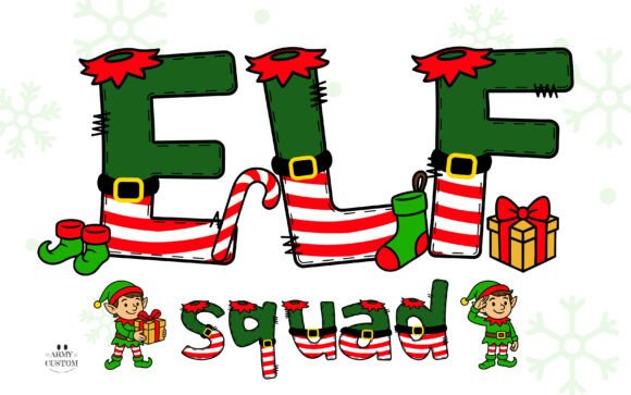 Elf Squad Candy Stripe