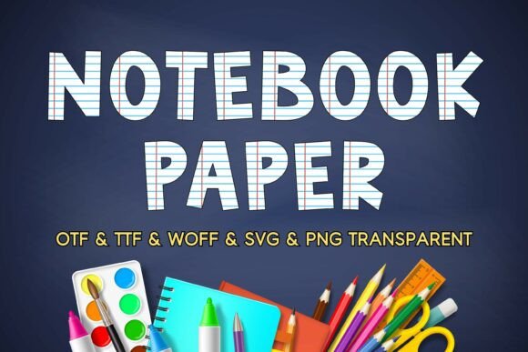 Enhance Your Editorial Design with the Notebookpaper Font