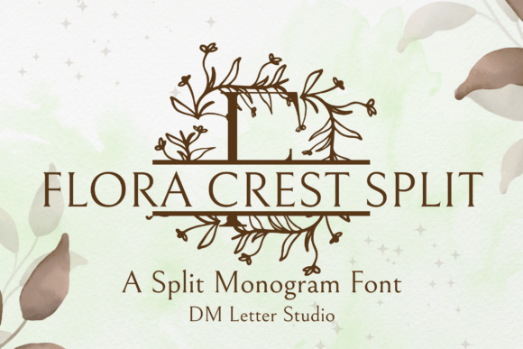 Flora Crest Split Monogram for Stronger Campaign Design