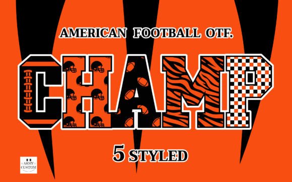 Font for the Gridiron: American Football 7 Tiger in Branding