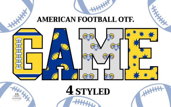 Font That Fits Your Brand: American Football Rams