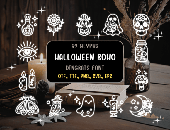 Halloween Boho Font: A Stylish Tool for Digital Marketing