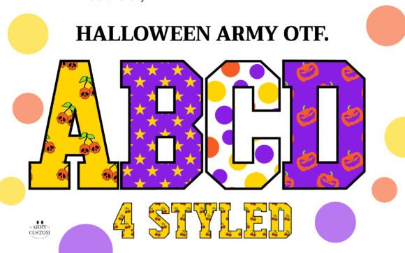 Halloweenarmy Jacko: A Vibrant Font for Web Design