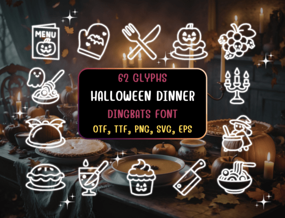 Halloweendinner Regular: A Festive Font for Editorial Design