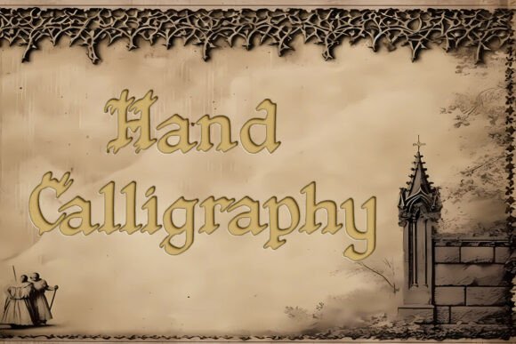 Hand Calligraphy: A Serif Font for Digital Design