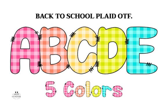 How School Plaid Elevates Branding with Playful Typography