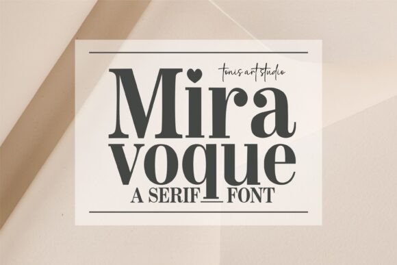 Mira Voque: A Sans Serif Font for Modern Web Design