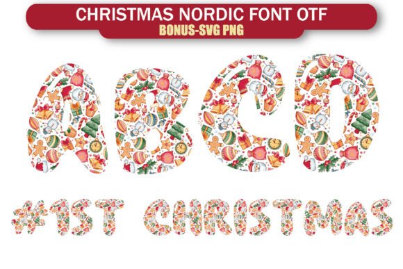 Nordic Christmas Font for Campaigns