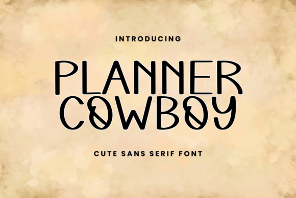 Planner Cowboy: A Font That Adds Personality to Your Brand