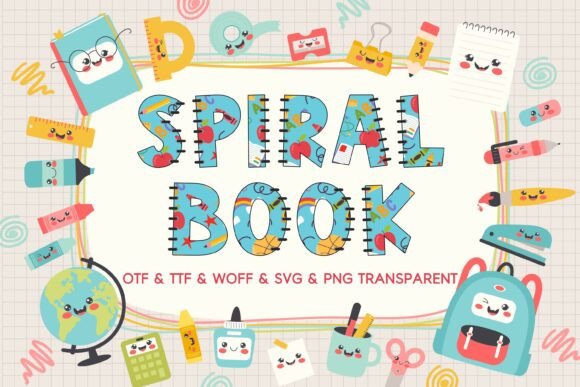 Spiralbook: A Playful Font for Digital Creativity