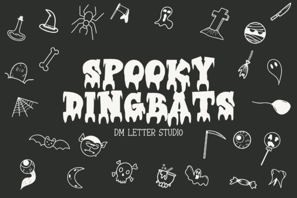 Spooky Dingbats: A Font for Digital Halloween Magic