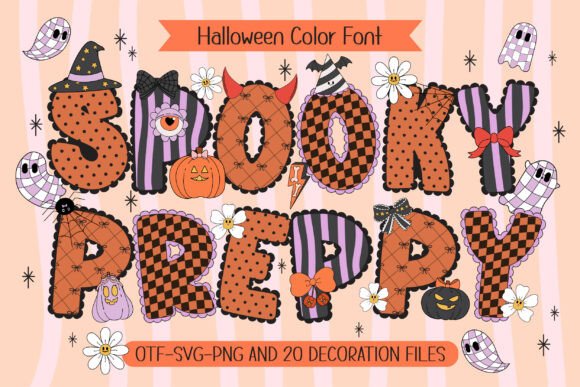 Spooky Preppy Font for Branding and Design