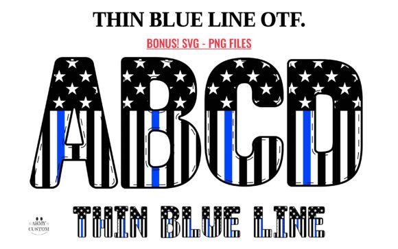 Thin Blue Line: A Font That Elevates Your Brand