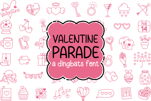 Valentine Parade: A Font That Adds Heart to Your Brand