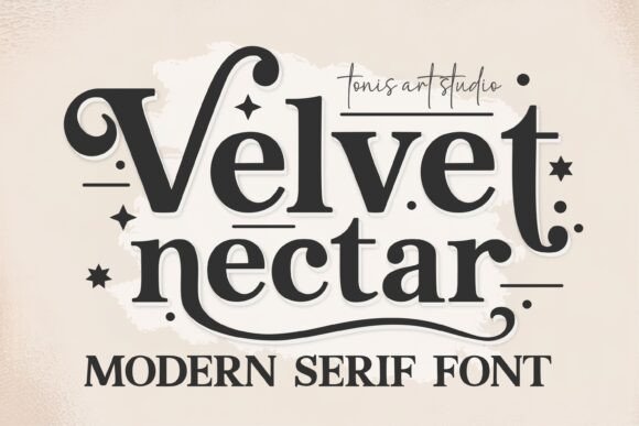 Velvet Nectar: A Serif Font That Elevates Campaign Design