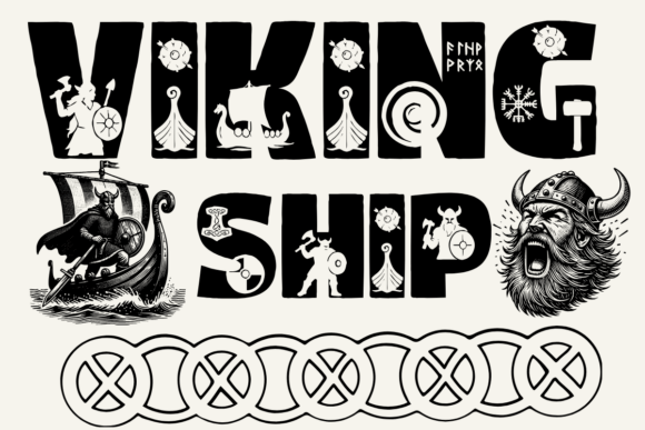 Viking Ship Font: A Bold Choice for Editorial Design